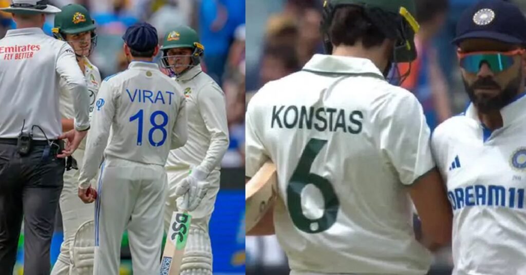 Sam Constas Ranking मेलबर्न टेस्ट:Virat ने सैम कोंस्टास को मारा धक्का, लगा जुर्माना,वीडियो ...