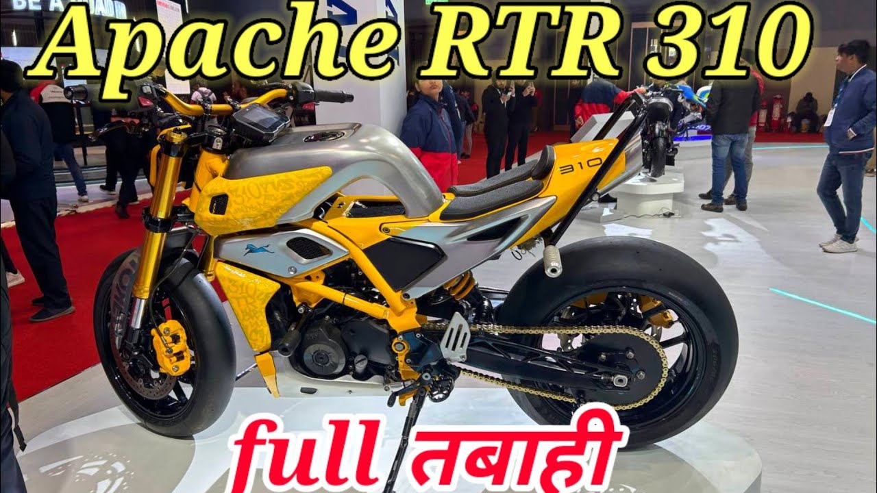 पहले से कम बजट में launch हुई डिजिटल फीचर्स और शानदार look वाली New Apache RTR 310 स्पोर्ट बाइक