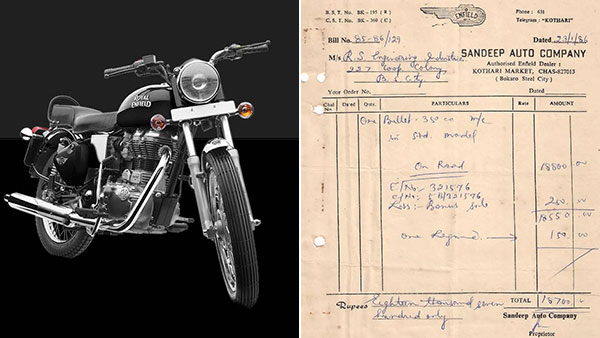 Royal Enfield Bullet 350: 80 के दशक मे बुलेट बाइक की कीमत थी नाम मात्र, पुराना बिल हुआ वायरल कीमत देख उड़ जाएंगे होश