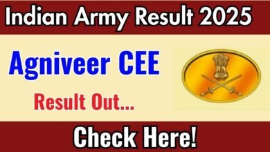 Indian Army Agniveer CEE Result 2025