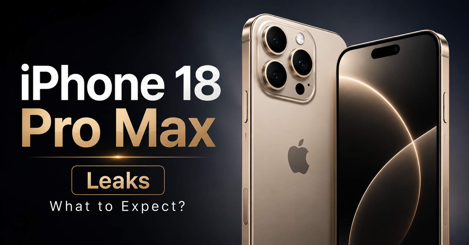 iPhone 18 Pro Max Leaks