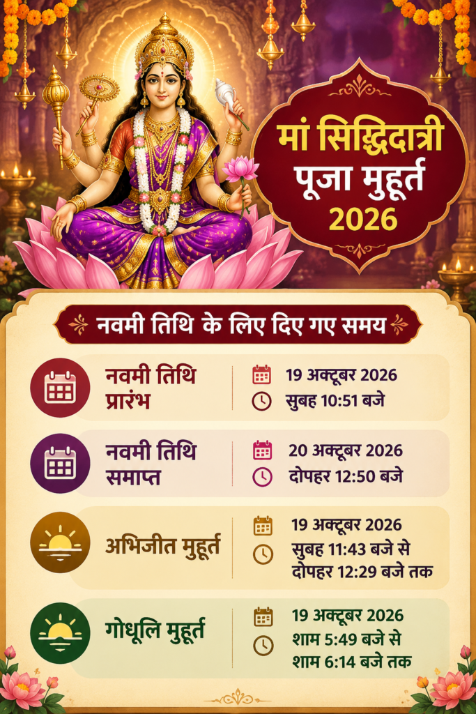 मां सिद्धिदात्री